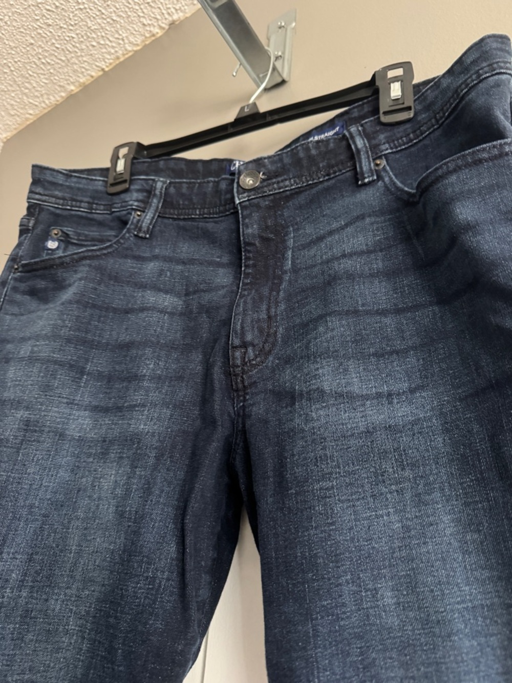 Chaps Slim Straight Dark Wash Stretch Jeans 36x30